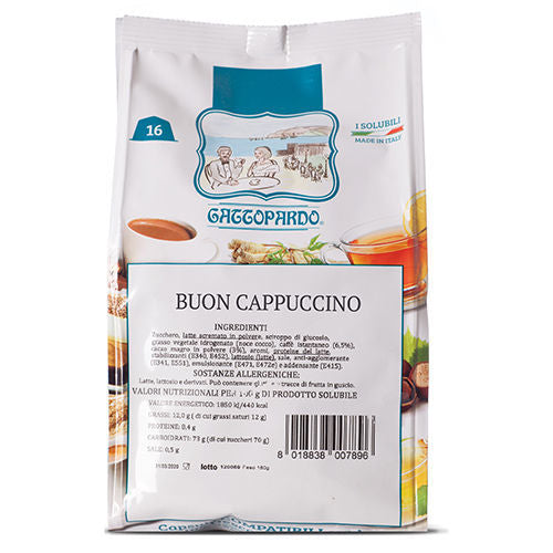 128 Capsule CAPPUCCINO Gattopardo To.Da Compatibili Nescafé Dolce Gusto