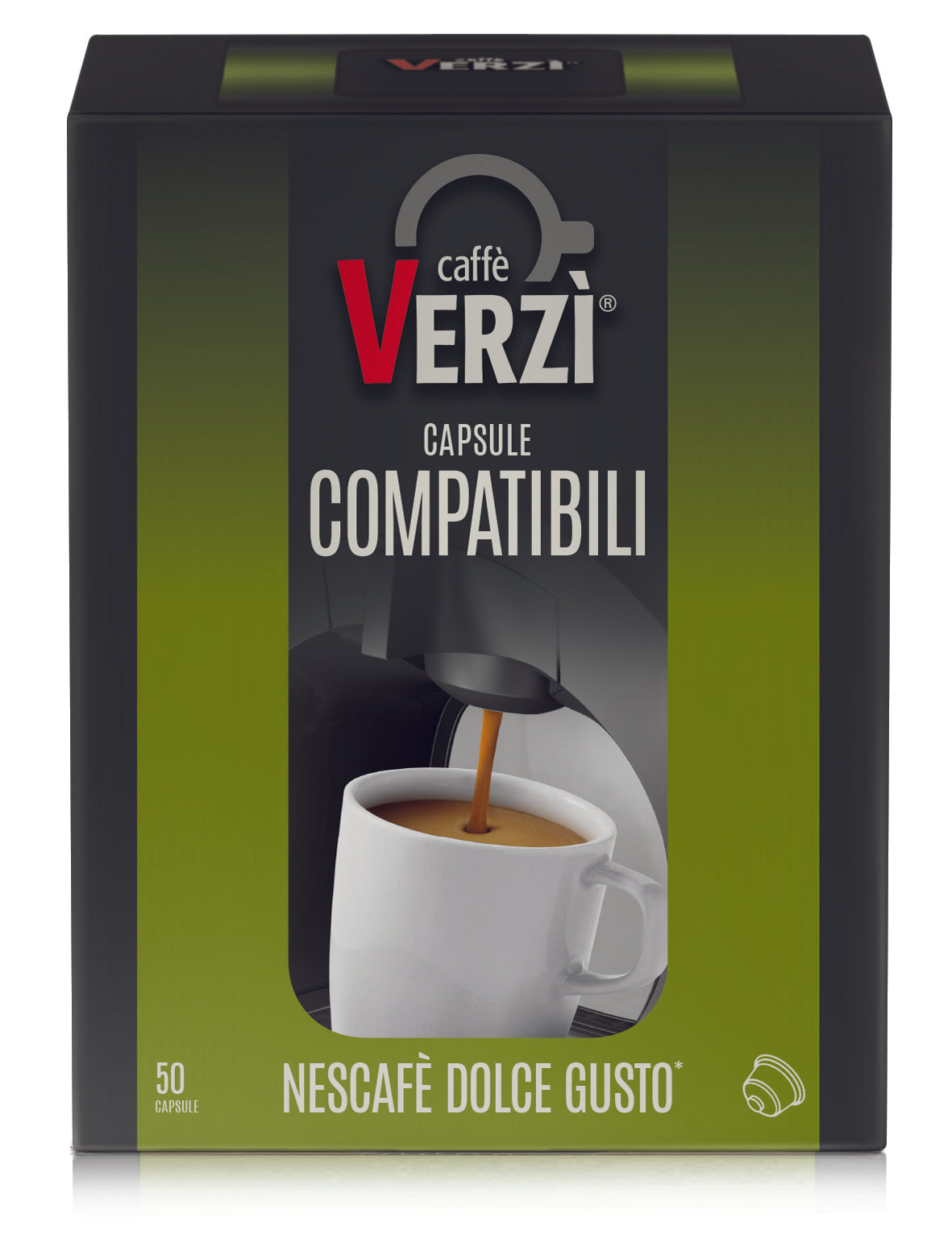 Verzi Capsule Compatibili Nescafè Dolce Gusto - Aroma Intenso x 50
