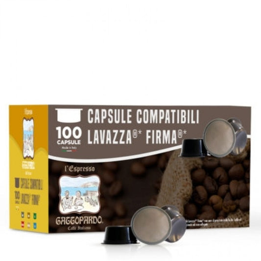 100 Capsule INSONNIA Caffè Gattopardo To.Da compatibili Lavazza Firma