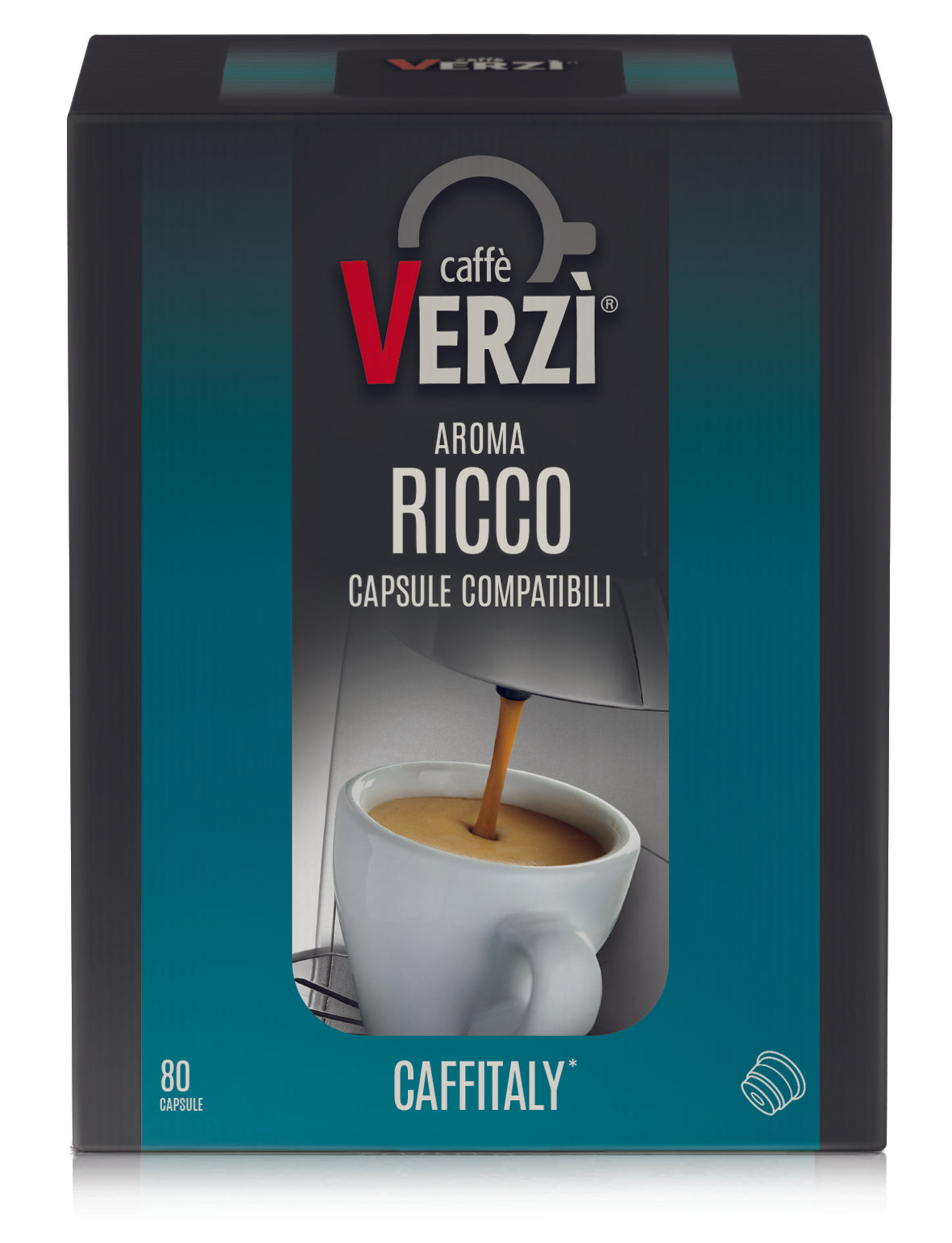 Verzi Capsule Compatibili Caffitaly - Aroma Ricco x 80
