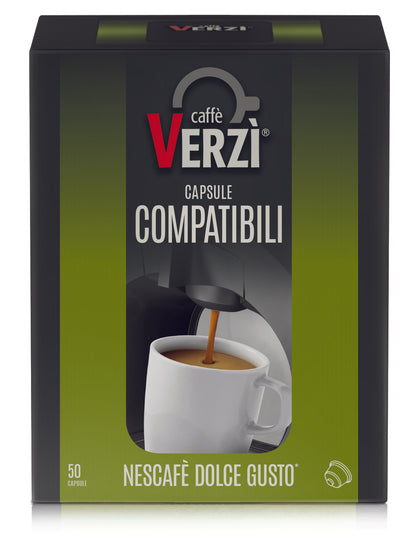 Verzi Capsule Compatibili Nescafè Dolce Gusto - Aroma Intenso x 50