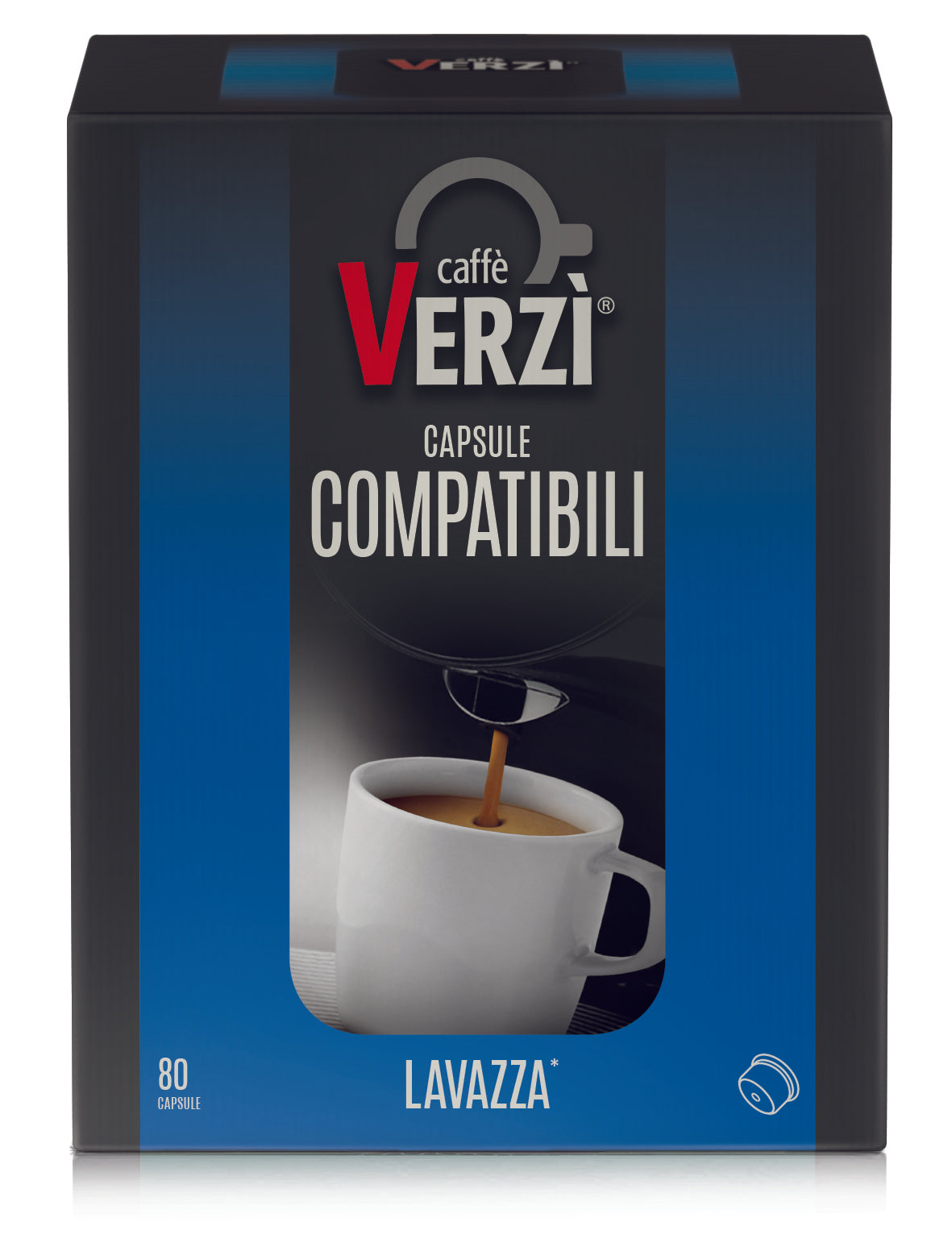Verzi Capsule Compatibili Lavazza Firma - Aroma Forte/Intenso x 80