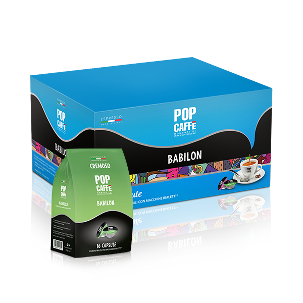 Pop Caffè Capsule Babilon Miscela Cremoso x 96